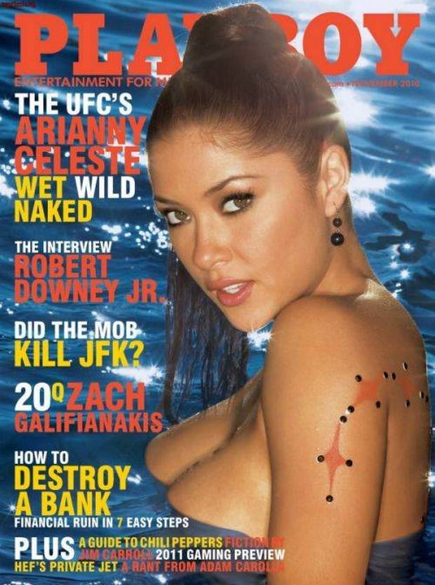 Arianny Celeste Nua, Pelada na Revista Playboy