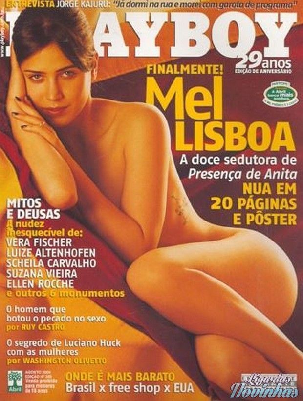 Mel Lisboa Nua, Pelada na Revista Playboy
