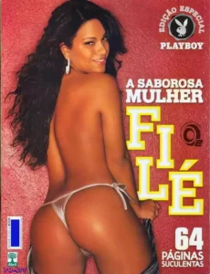 Mulher File Nua, Pelada na Revista Playboy