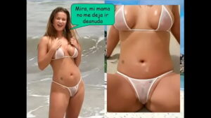 Novinha nuas na praia